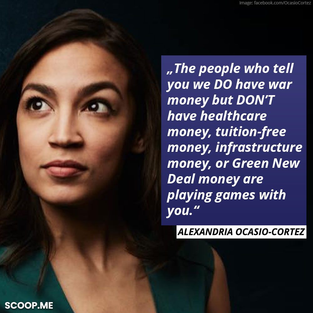 The people who tell you we DO have war money but DON’T have healthcare money, tuition-free money, infrastructure money, or Green New Deal money are playing games with you.